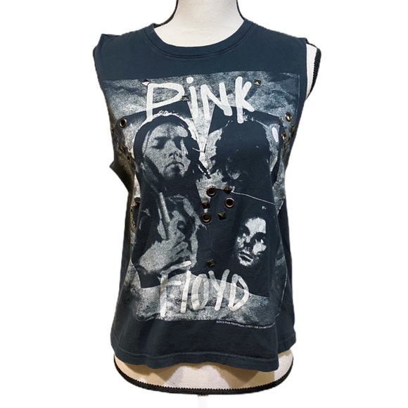 Pink Floyd Black Graphic Band Tank Top Tee - Picture 1 of 10